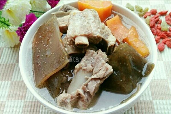 排骨炖海带的做法图解11