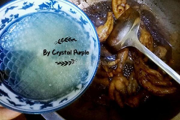 秘制红烧鸡爪的做法图解7