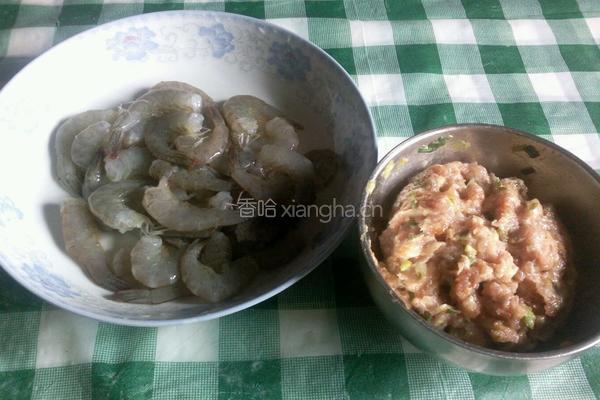蛋挞肉虾的做法图解1