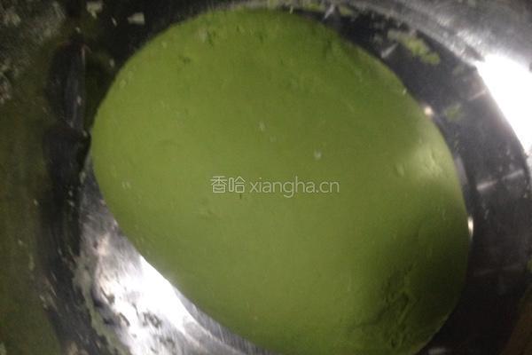 青汁锅贴的做法图解3