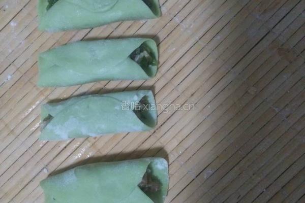 青汁锅贴的做法图解6