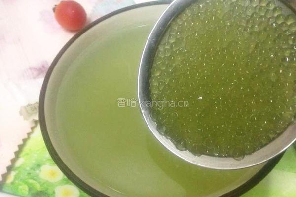 西米绿豆沙的做法图解4
