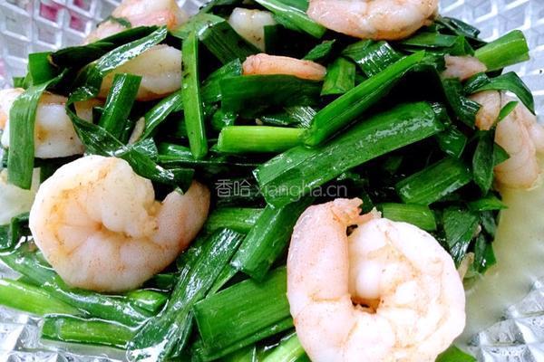 韭菜炒虾仁的做法图解11