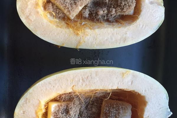 西餐烤焗意大利面条南瓜的做法图解4