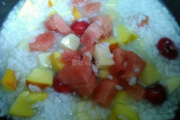 什锦水果粥的做法图解8