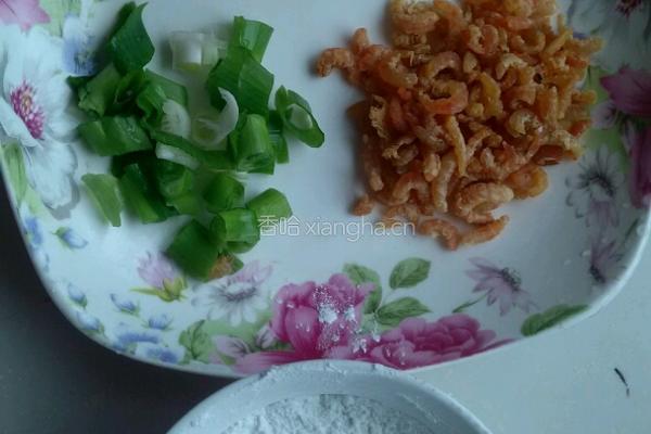 槐花鸡蛋煎饼的做法图解3