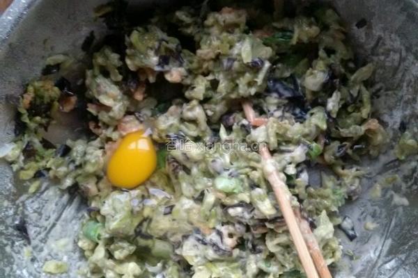槐花鸡蛋煎饼的做法图解5