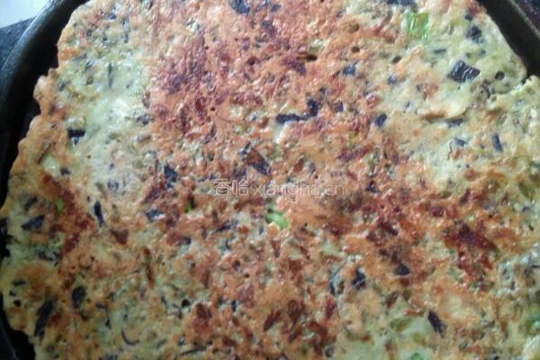 槐花鸡蛋煎饼的做法图解7