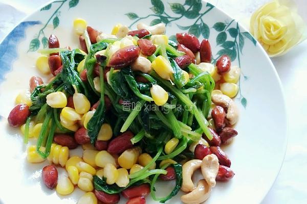 花生米拌菠菜的做法图解11