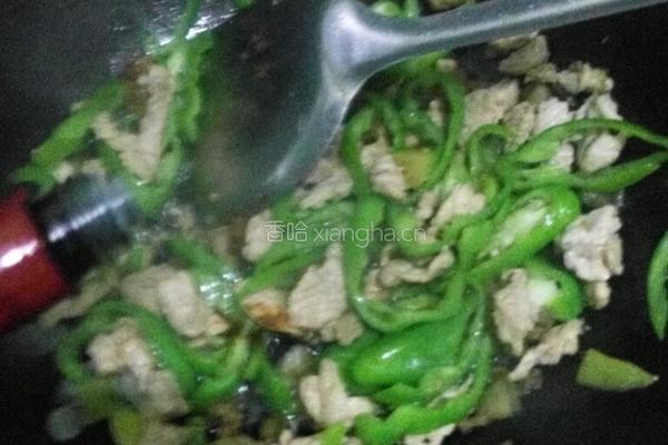 青椒肉片的做法图解5
