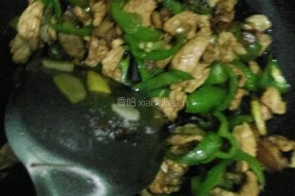 青椒肉片的做法图解6