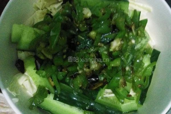 黄瓜凉拌腐竹的做法图解6