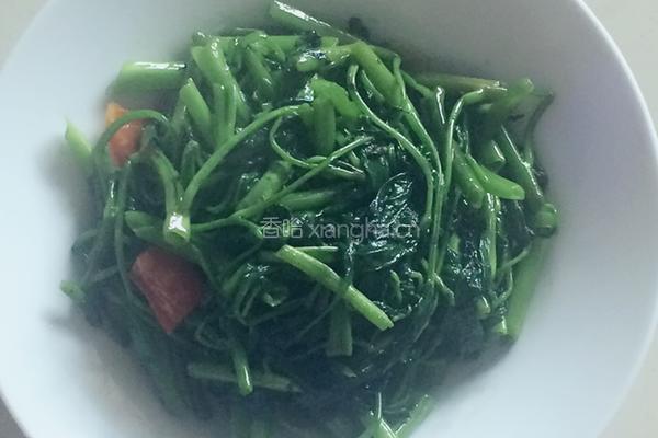 呛炒空心菜的做法图解4