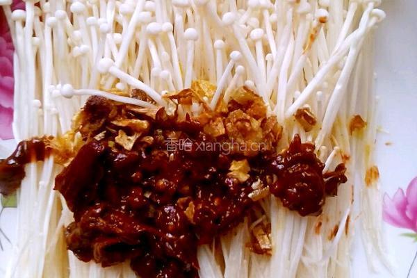 蒜蓉金针菇的做法图解3