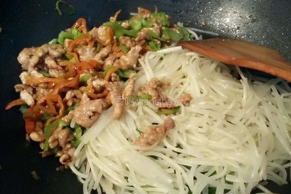 肉丝炒豆芽的做法图解10