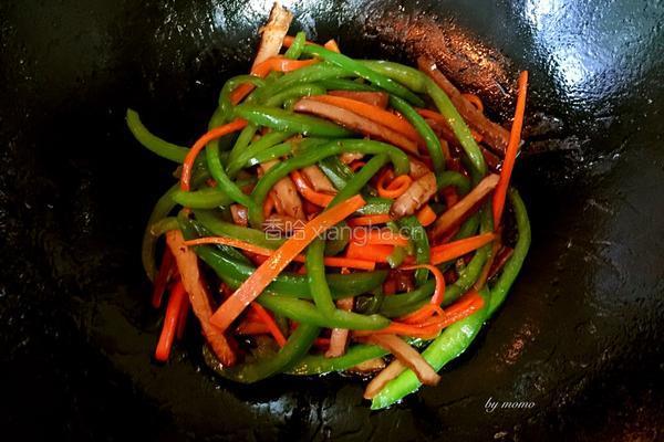 青椒炒豆干的做法图解6