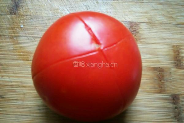 紫菜西红柿鸡蛋虾皮汤的做法图解2