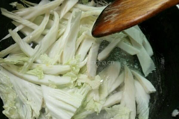 糖醋白菜的做法图解4