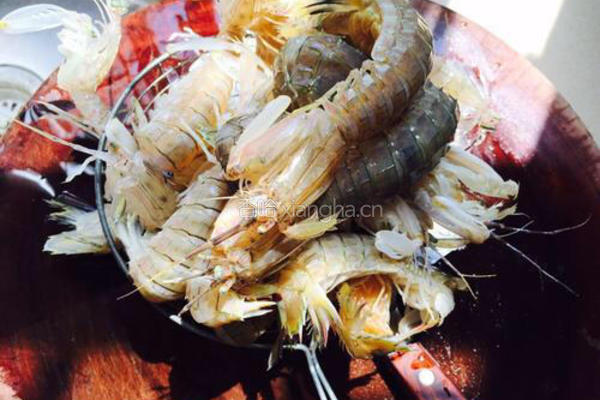 清蒸皮皮虾的做法图解3