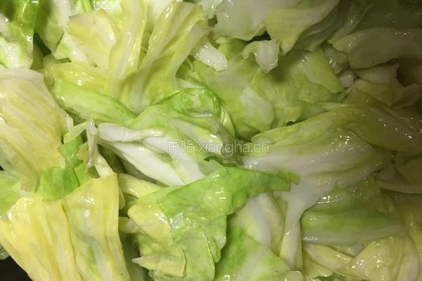 糖醋手撕包菜的做法图解5
