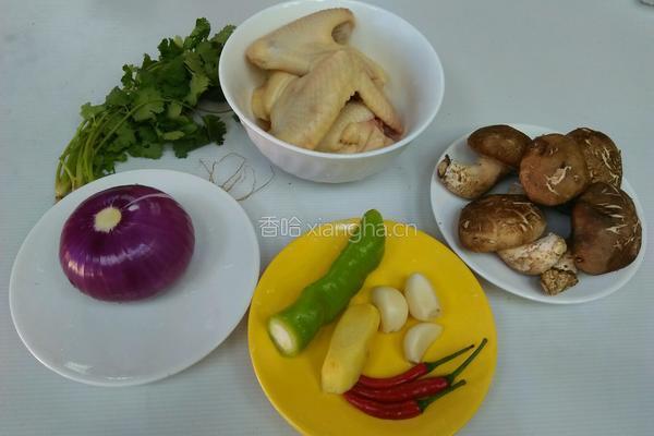 蚝油香菇鸡翅的做法图解1