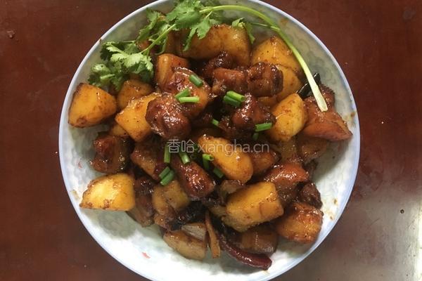 土豆红烧肉的做法图解10