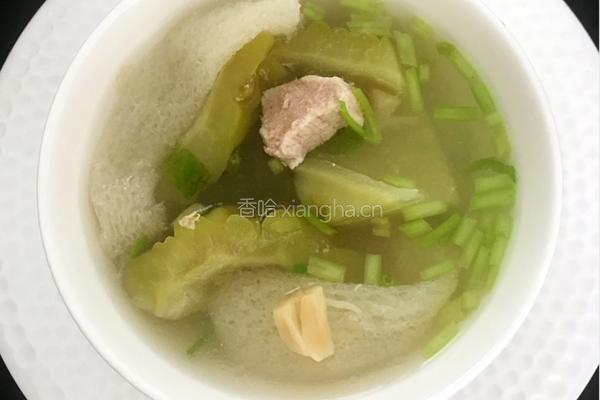 竹荪干贝凉瓜汤的做法图解6