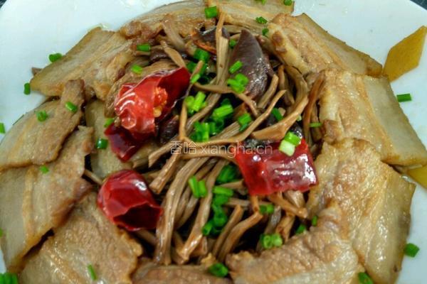 茶树菇炒五花肉的做法图解6