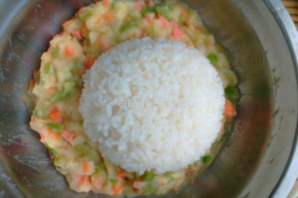 米饭土豆饼的做法图解5