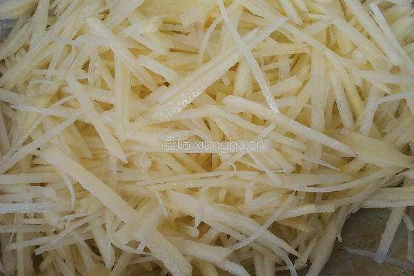 土豆炒肉丝的做法图解3