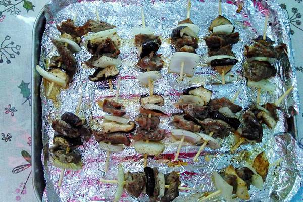 香烤牛肉串的做法图解11