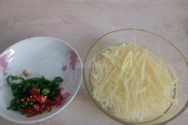 煎饼卷菜的做法图解3