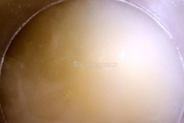 小米山药粥的做法图解4