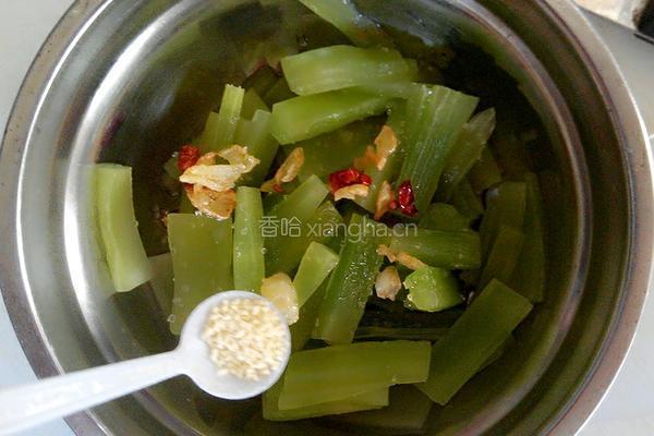 凉拌莴苣的做法图解7