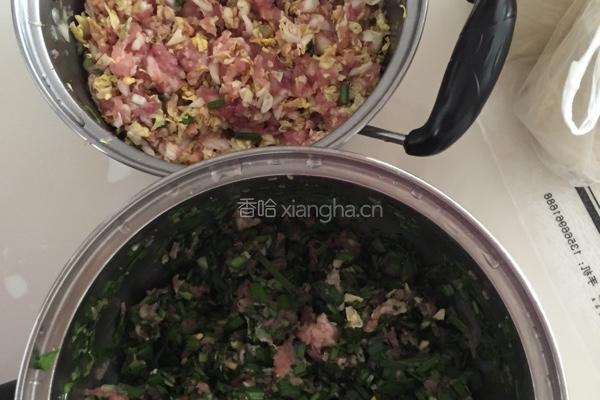 猪肉韭菜饺子的做法图解4