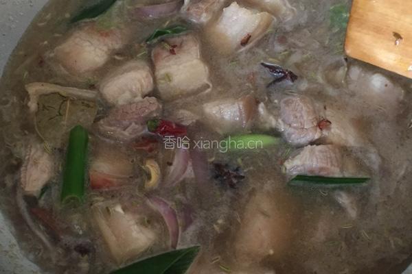 海参红烧肉的做法图解5
