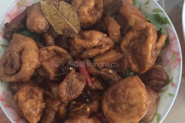 油豆腐炖肉