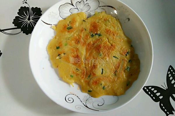 土豆丝鸡蛋饼的做法图解7