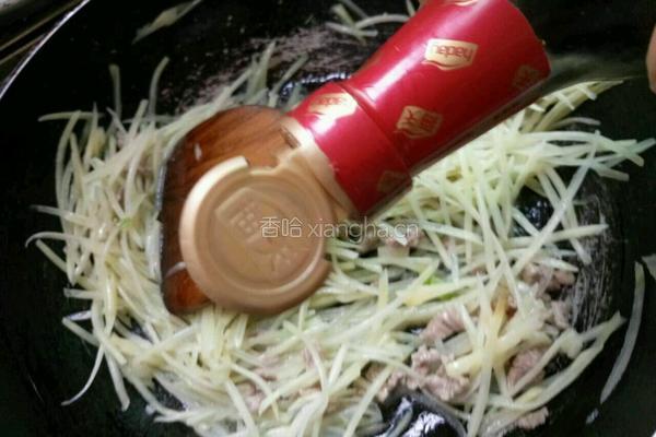 肉炒土豆丝的做法图解8