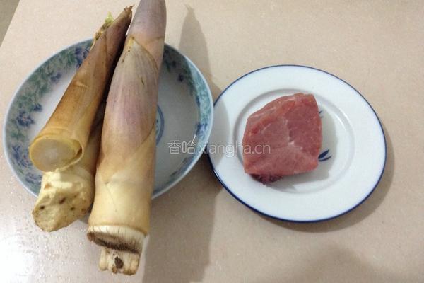 春笋小炒肉的做法图解1