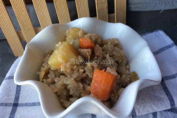 电饭煲焖饭的做法图解14