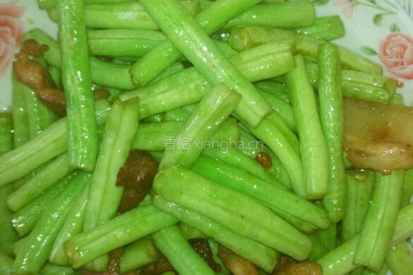 长豆角炒肉的做法图解5
