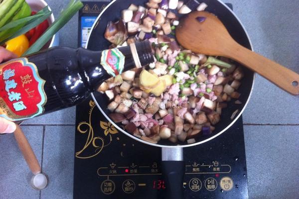 肉炒茄子的做法图解6