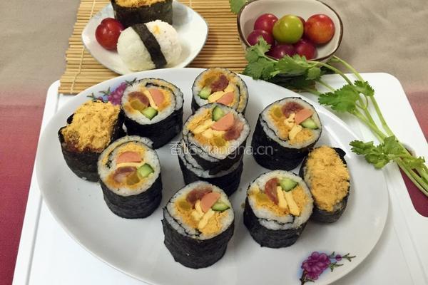 肉松寿司的做法图解9