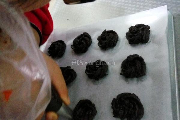 巧克力曲奇的做法图解10