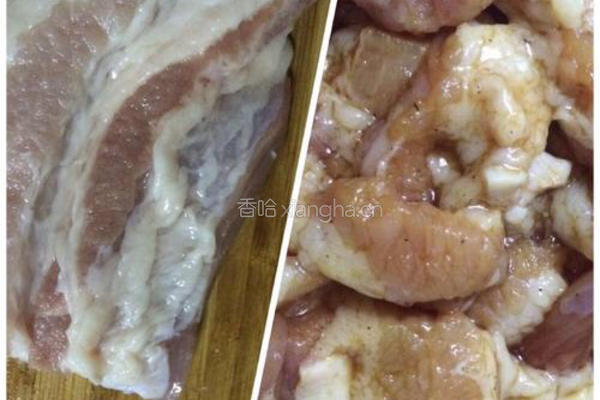 蒜苔炒肉片的做法图解3