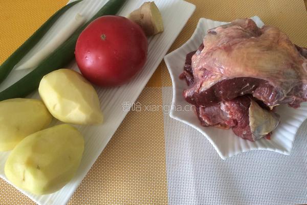西红柿土豆炖牛肉的做法图解1