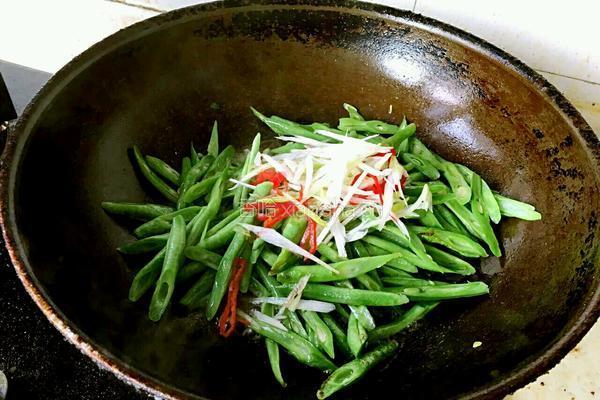 清炒豆角的做法图解5