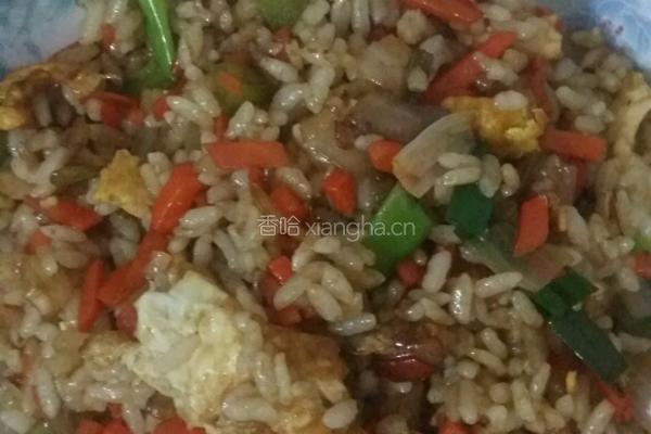 鸡蛋炒米饭的做法图解7