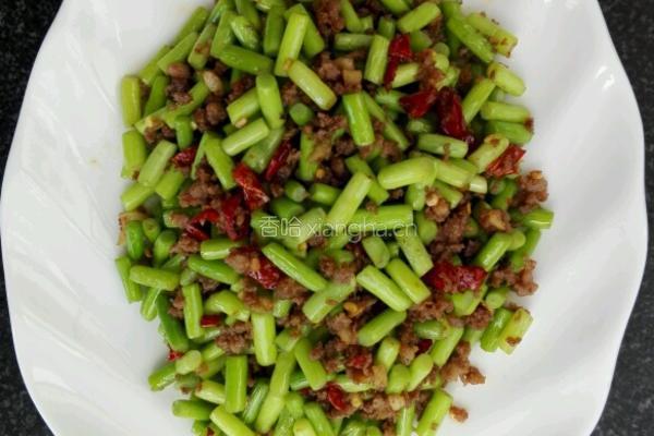 肉沫蒜苔粒～家常菜的做法图解10